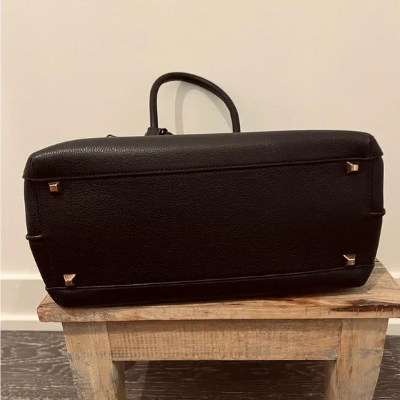 MCM Black Leather Satchel - Picture 4 of 9